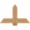 Ekena Millwork Eugene Smooth Timber Gable Bracket, Western Red Cedar, 36"W x 23"H x 5 1/2"D x 5 1/2"F, 15/12 Pitch GBW036X23X0606EUG00SWR - alternate 1